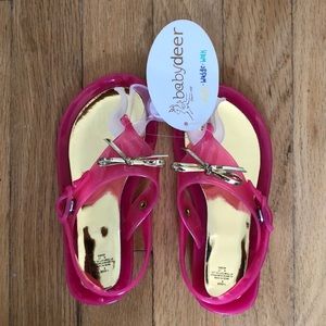 Toddler Hot Pink Jelly Sandal